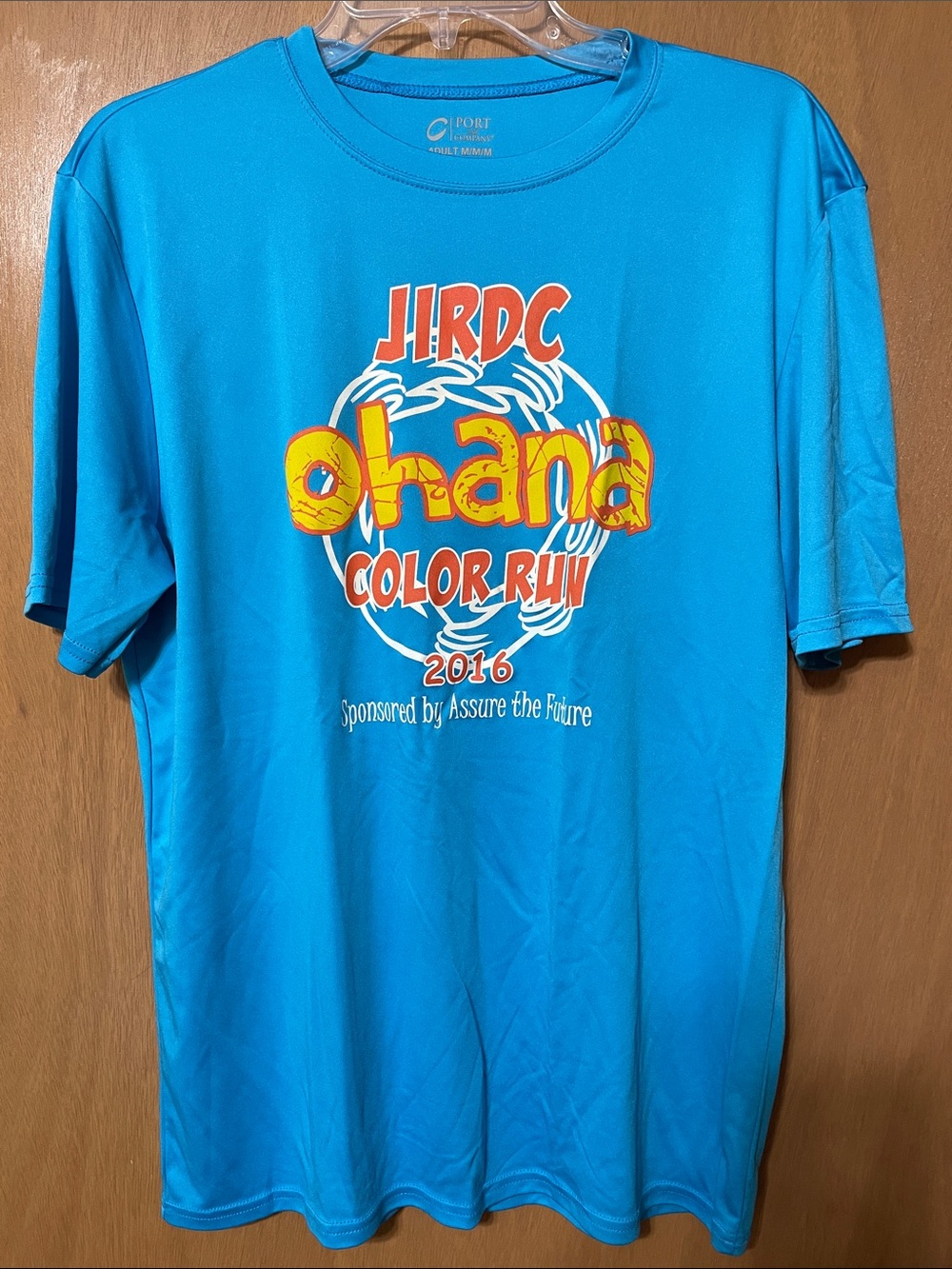 Port and Company Bright Turquoise Blue Adult Tee
